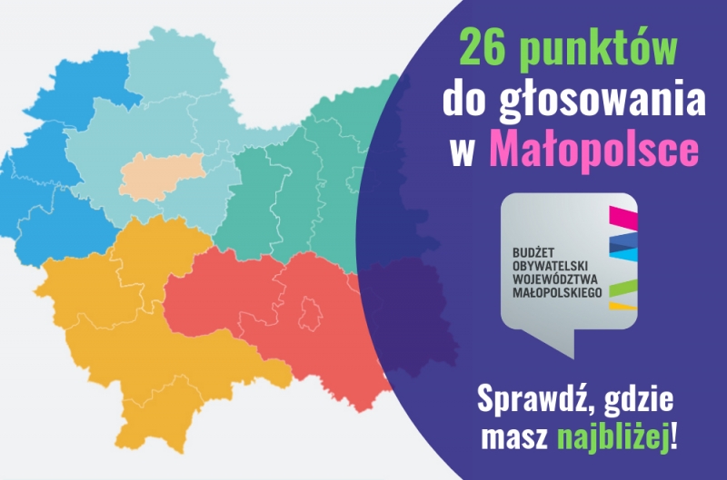 Urny Budżetu Obywatelskiego Małopolska znajdziesz w całym województwie. Najbliższą w wadowickim magistracie