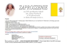 XII spotkanie Szkół im. Jana Pawła II