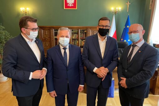 Starosta uczestniczył w spotkaniu z premierem M. Morawieckim poświęconym Polskiemu Ładowi