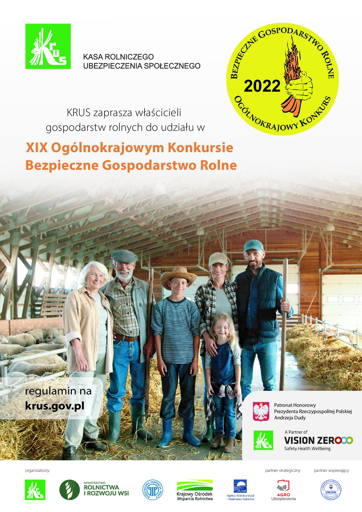 Inauguracja XIX Ogólnokrajowego Konkursu Bezpieczne Gospodarstwo Rolne
