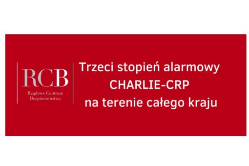 Premier Mateusz Morawiecki podpisał zarządzenie wprowadzające trzeci stopień alarmowy CRP (CHARLIE–CRP) na terytorium całego kraju