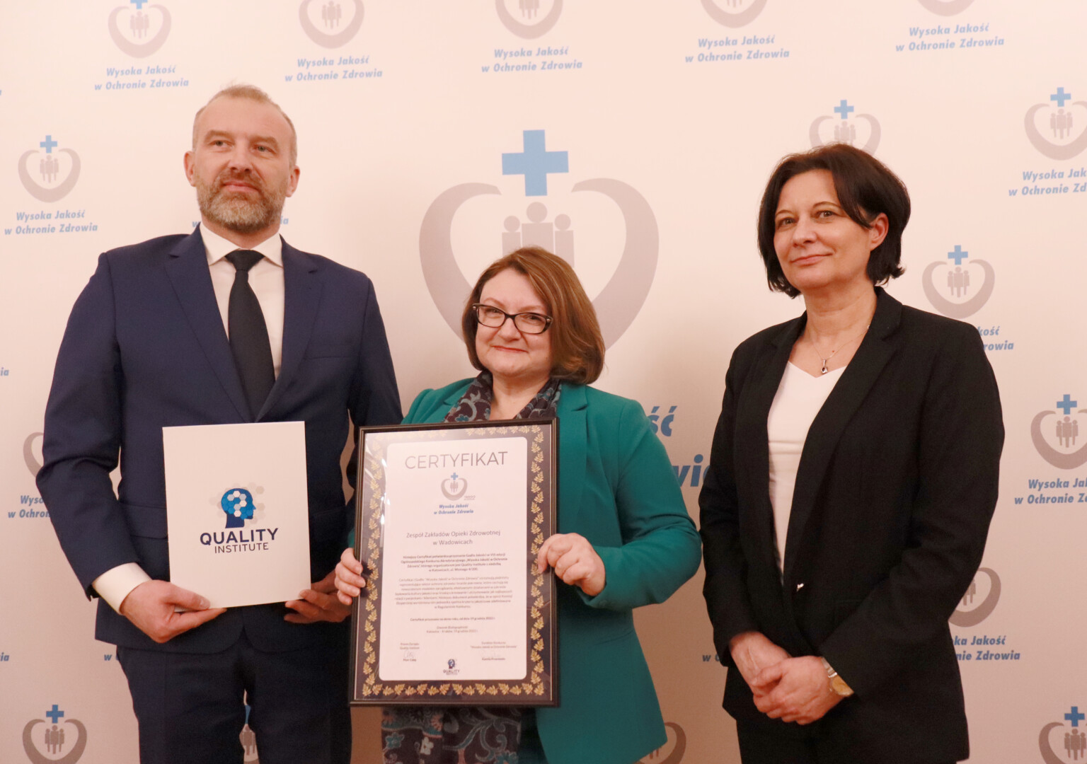 ZZOZ w Wadowicach z certyfikatem „Wysoka Jakość w Ochronie Zdrowia”!
